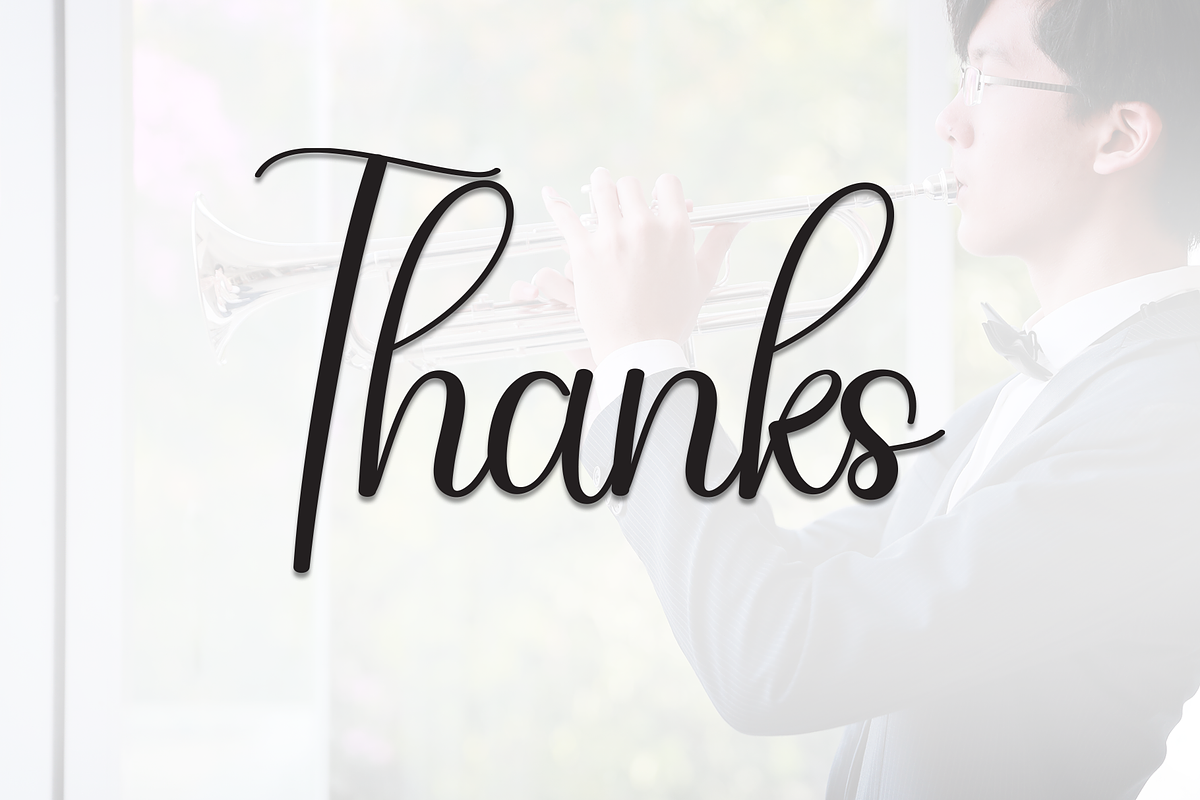 Simphony | Script Font, a Handwritten Font by Scratchones (Photo 9 of 9)