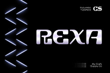 CS Rexa – Futuristic Font