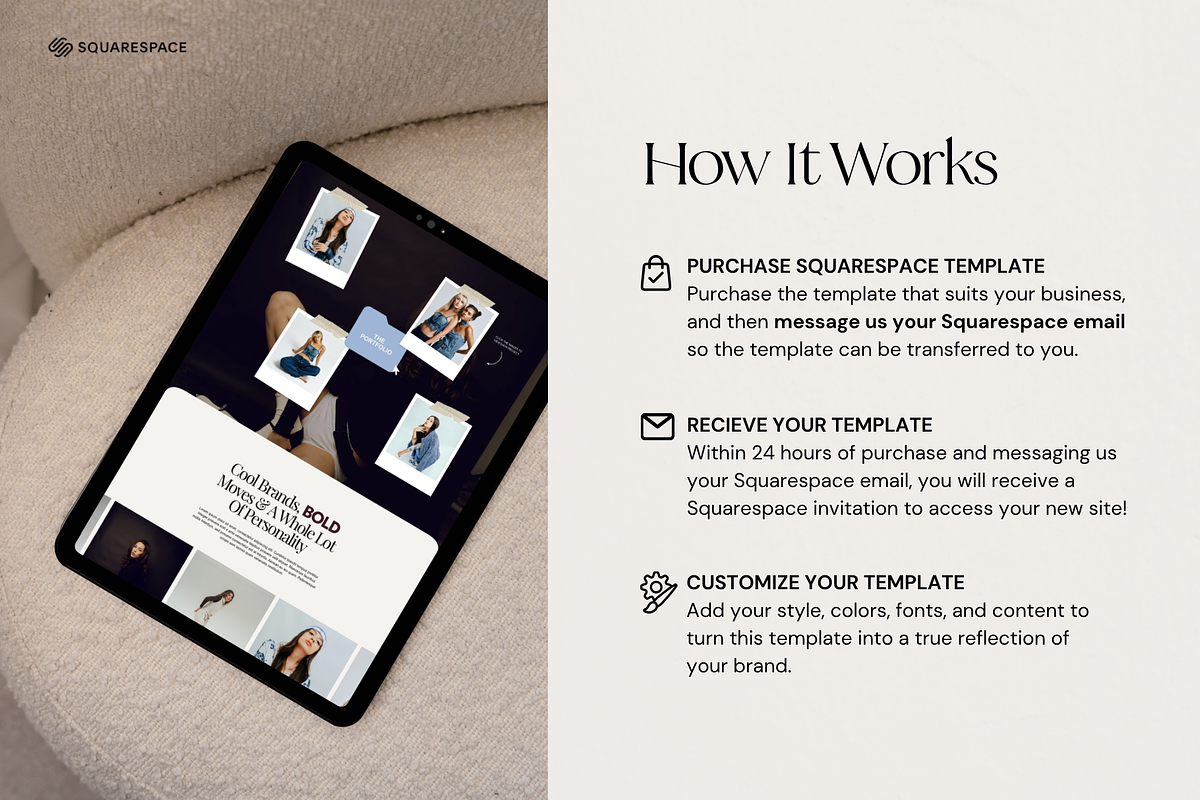Squarespace Website Template Bold, a Squarespace Template by Breah Designs (Photo 7 of 10)