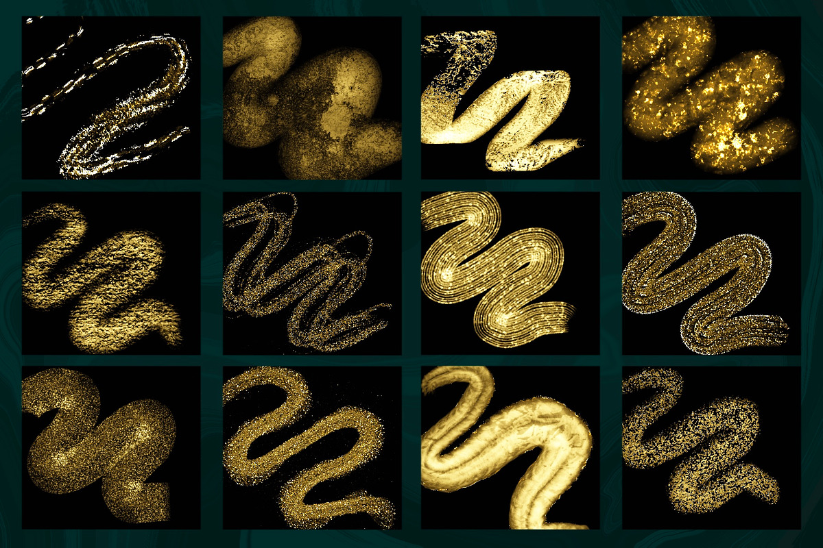 Glitter & Metallic for Procreate, a Brush Add-On by KJP Designs (Photo 2 of 8)