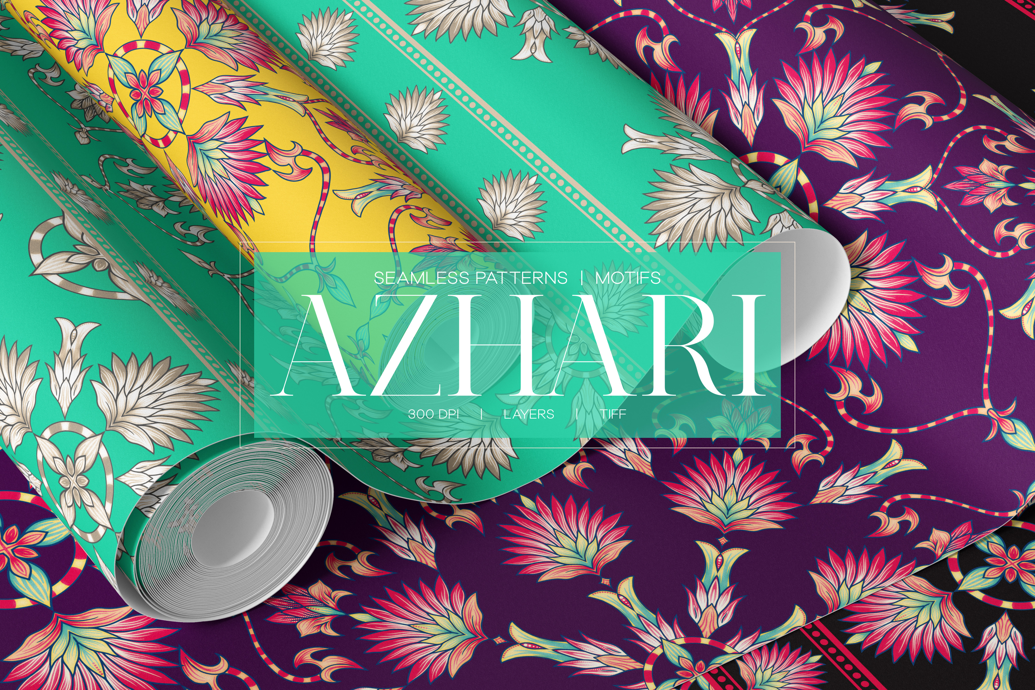 Azhari Ethnic Prints And Motifs, a Pattern Graphic by LEAFure