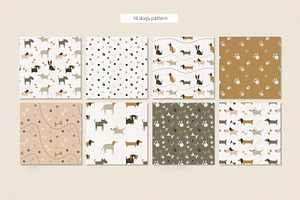 Cute Dog Illustrations & Patterns