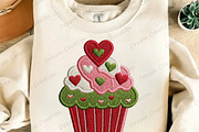 Faux Yarn Crochet Valentines Cupcake, an Illustration by Dream Creation (Thumbnail 2 of 5)