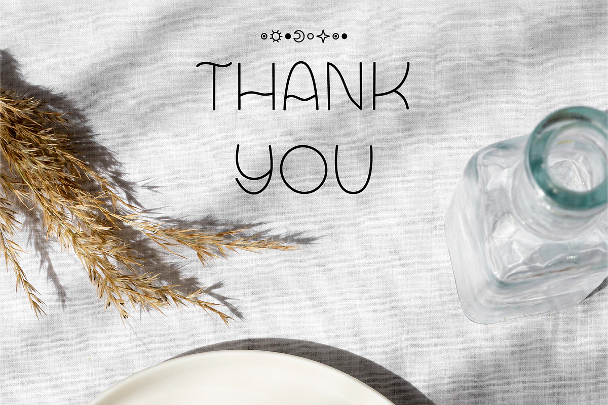 Boho Flow font and symbols, a Sans Serif Font by DearLetters (Photo 11 of 11)