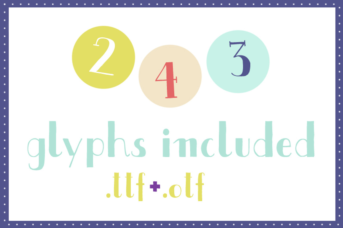 Mitty Hand-drawn Font preview 2