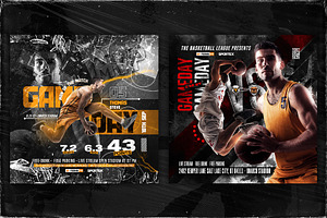 5 Basketball Flyer Template