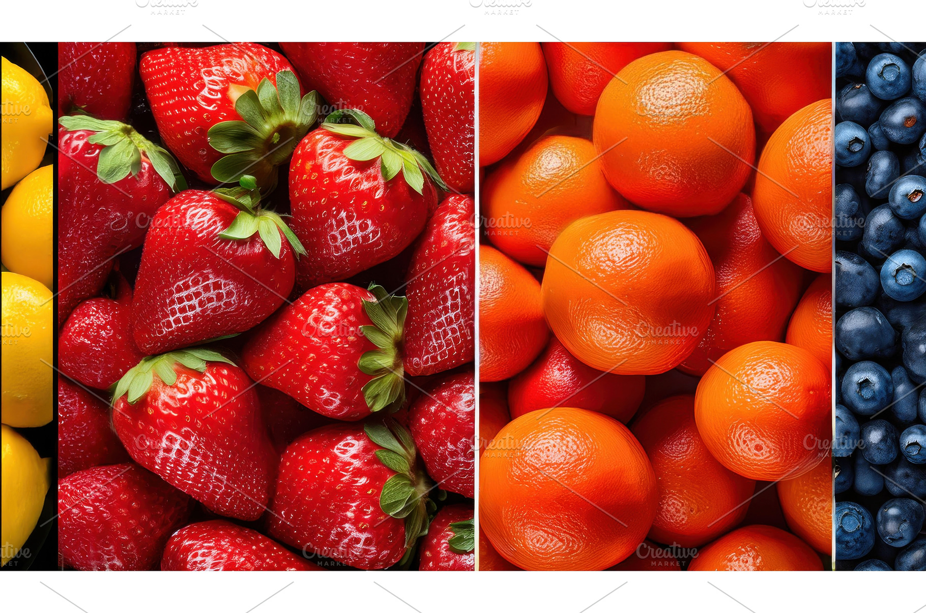 Close-up of various fruits including, a Food & Drink Photo by Igor Tichonow