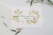 Floral Easter eggs watercolor set, an Illustration by Kate Lanbina (Thumbnail 17 of 17)