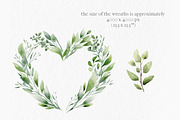 Watercolor greenery clipart, an Object Graphic by MyLittleMeow (Thumbnail 7 of 8)