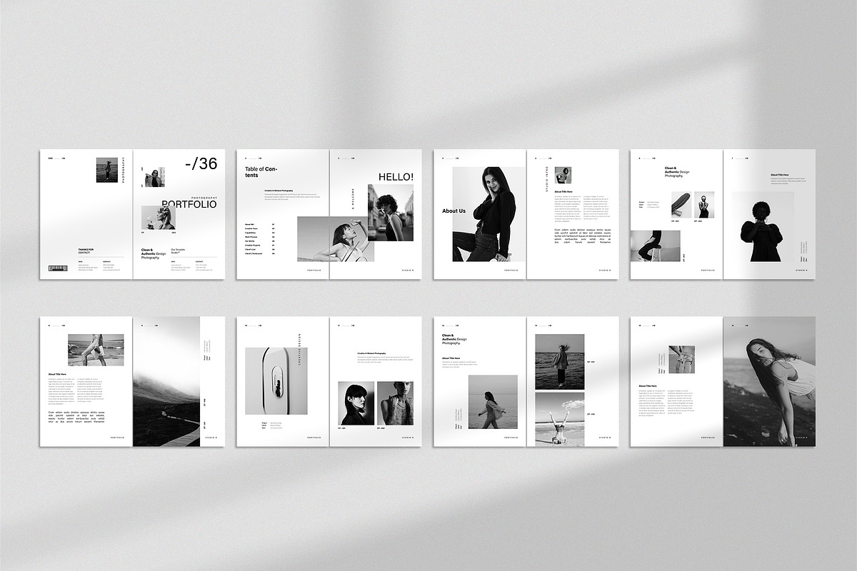 Photography Portfolio Template, a Brochure Template by TemplateFolio-Shop (Photo 15 of 17)