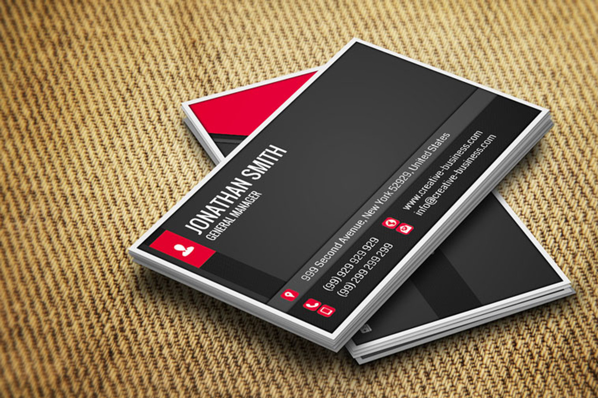 Modern Corporate Business Card CM010, a Business Card Template by annozio (Photo 3 of 4)