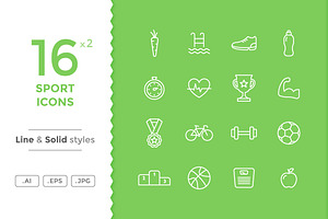Sport and Fitness Icons