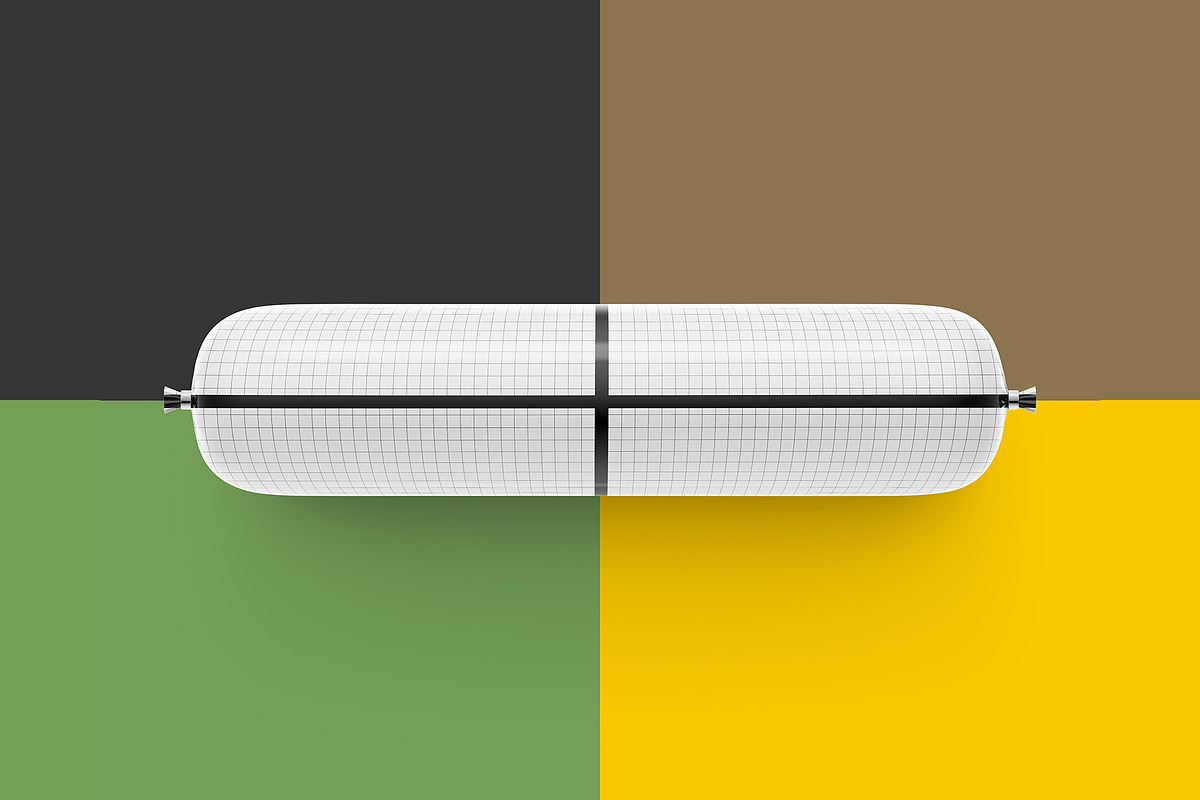 Large Sausage Chub Mockup, a Product Mockup by easymock (Photo 5 of 6)