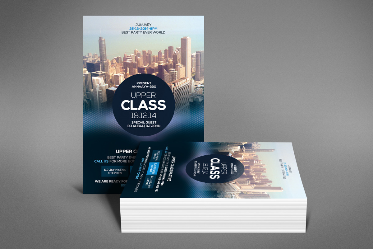 Upper Class Party Flyer, a Flyer Template by Graphic Templates (Photo 4 of 4)