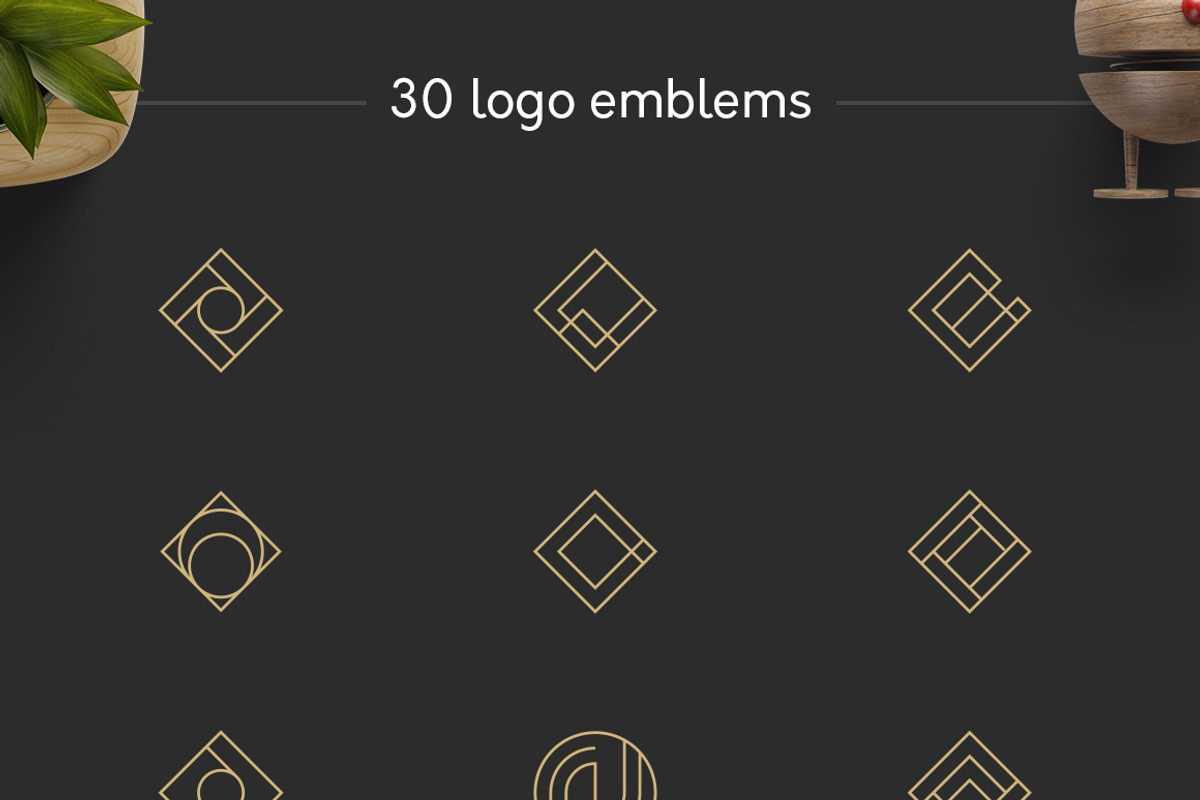 Geometric Logos - volume 01, a Branding & Logo Template by Davide Bassu