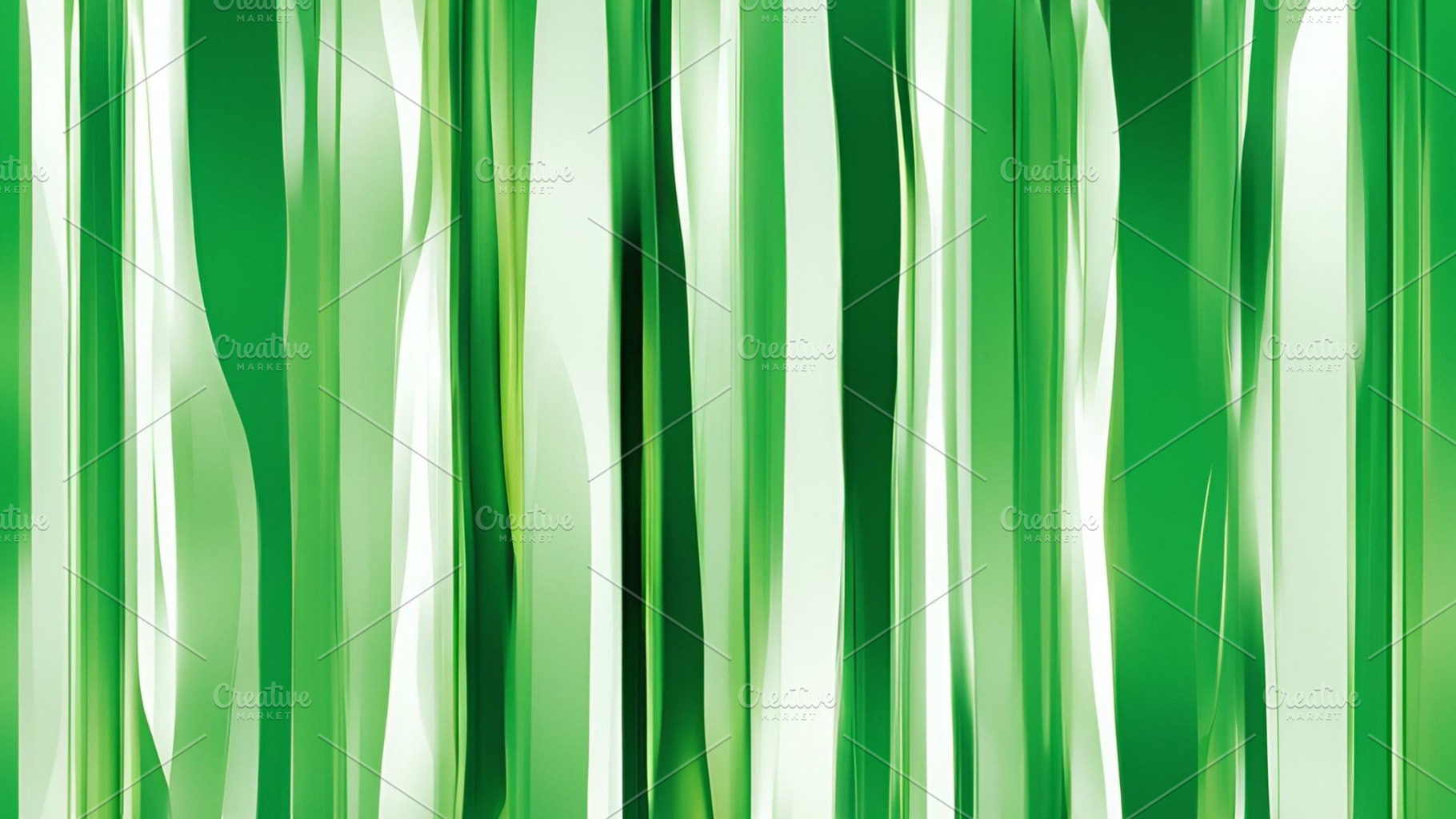 Green and white lines abstract image, an Abstract Photo by ComfortQ
