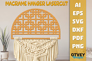 Rattan Macrame Hanger Lasercut, an Object Graphic by OTVEY DESIGN (Thumbnail 4 of 13)