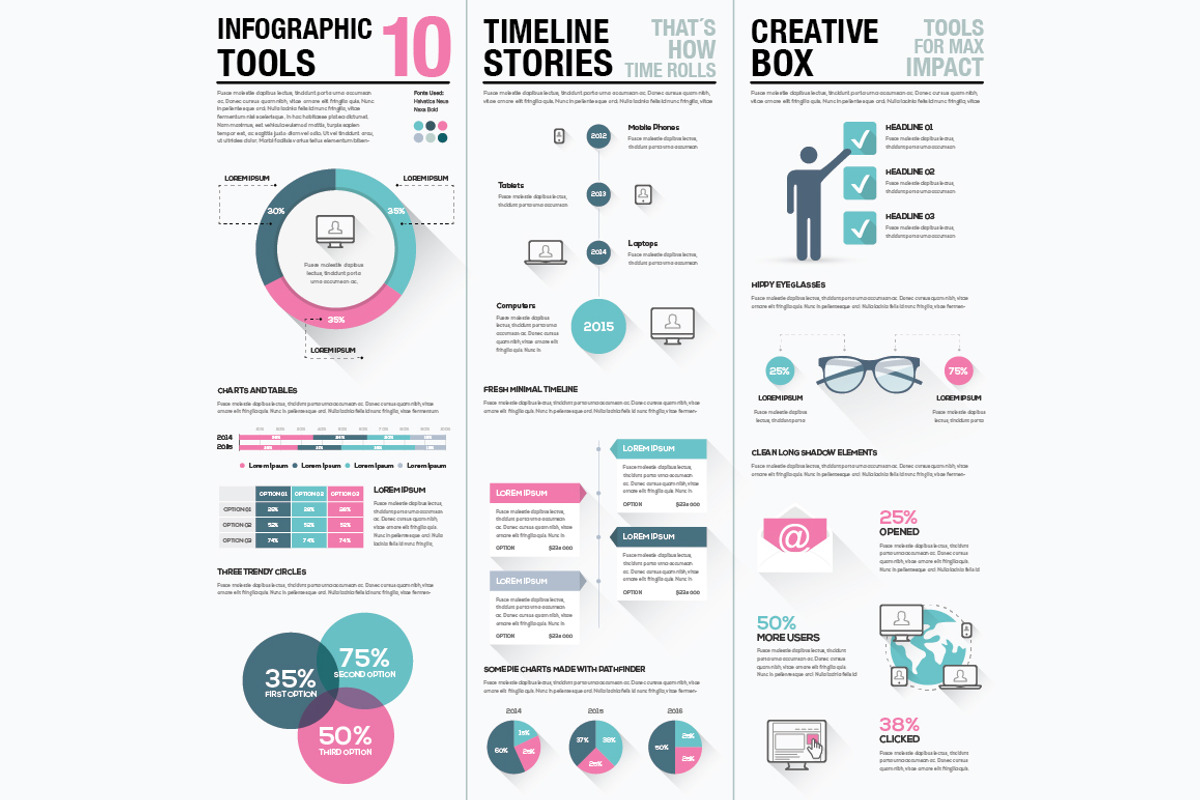 Infographic Tools 10, a Presentation Template by Infographic Template Shop