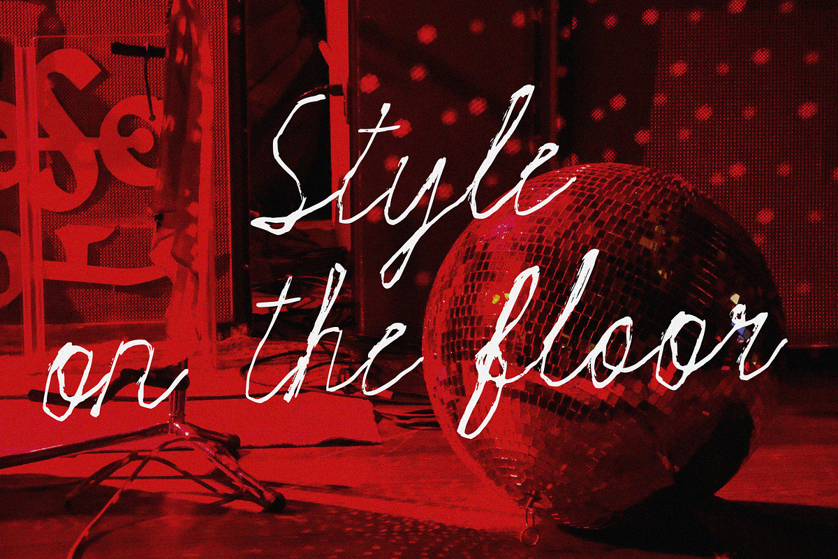Red Strokes | Bold Messy Script Font, a Script Font by AnMark (Photo 7 of 9)