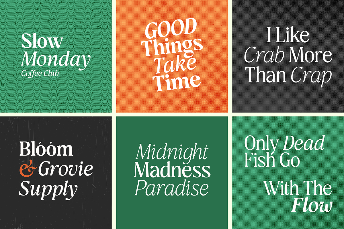 Flowers Of Nineties - (18 Fonts), a Serif Font by Holyline Design (Photo 11 of 15)
