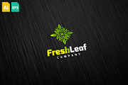 Fresh Leaf Logo, a Branding & Logo Template by Schneider Design Store (Thumbnail 1 of 2)