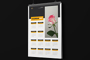 Wall Calendar 2027 - 6 Design Styles, a Stationery Template by Peacock_design (Thumbnail 6 of 7)