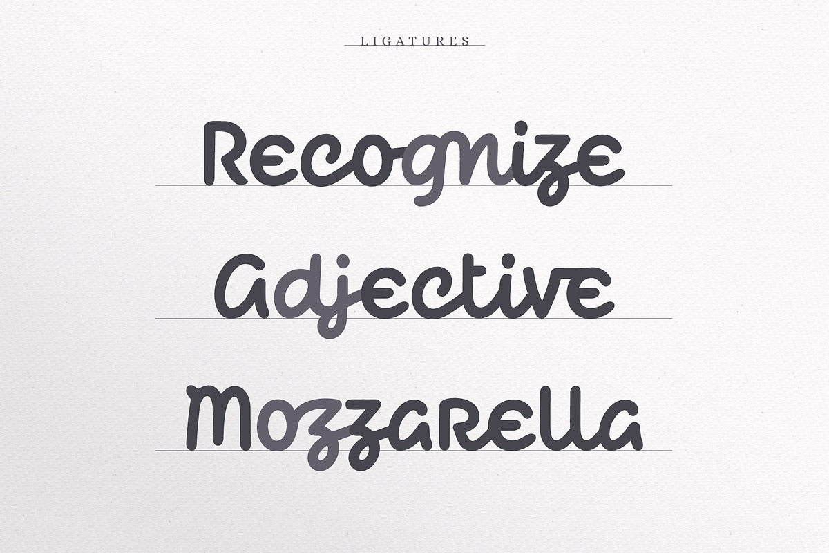 Qliché Typeface preview 4