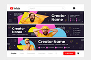 YouTube Banner Template V1, a Social Media Template by twinstd (Thumbnail 2 of 2)