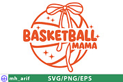 Basketball Mama SVG PNG T-shirt, a Graphic by mh_arif (Thumbnail 2 of 4)