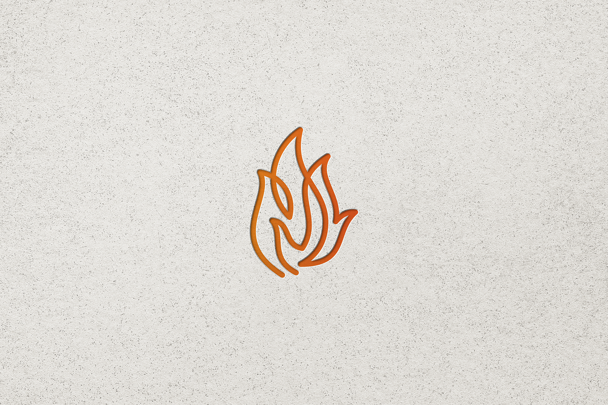 Minimalist Modern Fire Logo, a Branding & Logo Template by Luxury Logos (Photo 4 of 4)