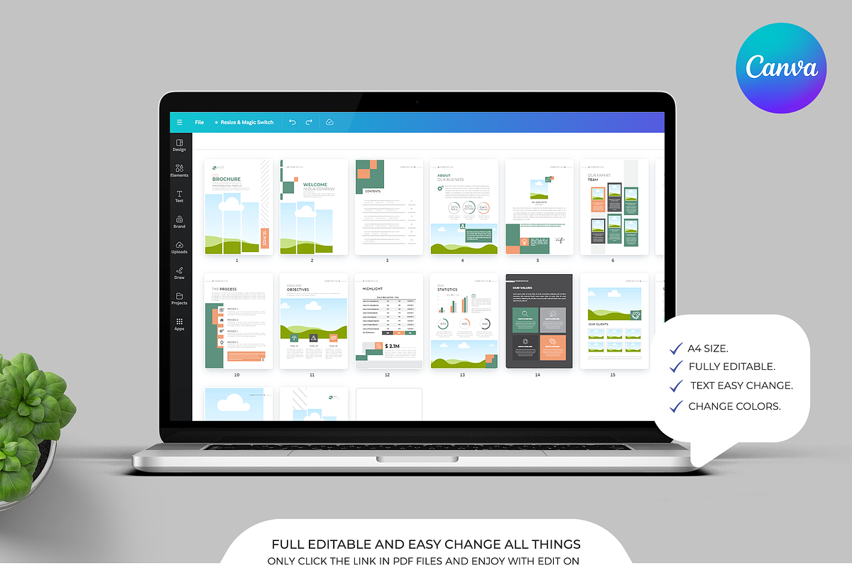 Company Brochure, Canva | Docx | PPT, a Brochure Template by Template Zone (Photo 7 of 9)
