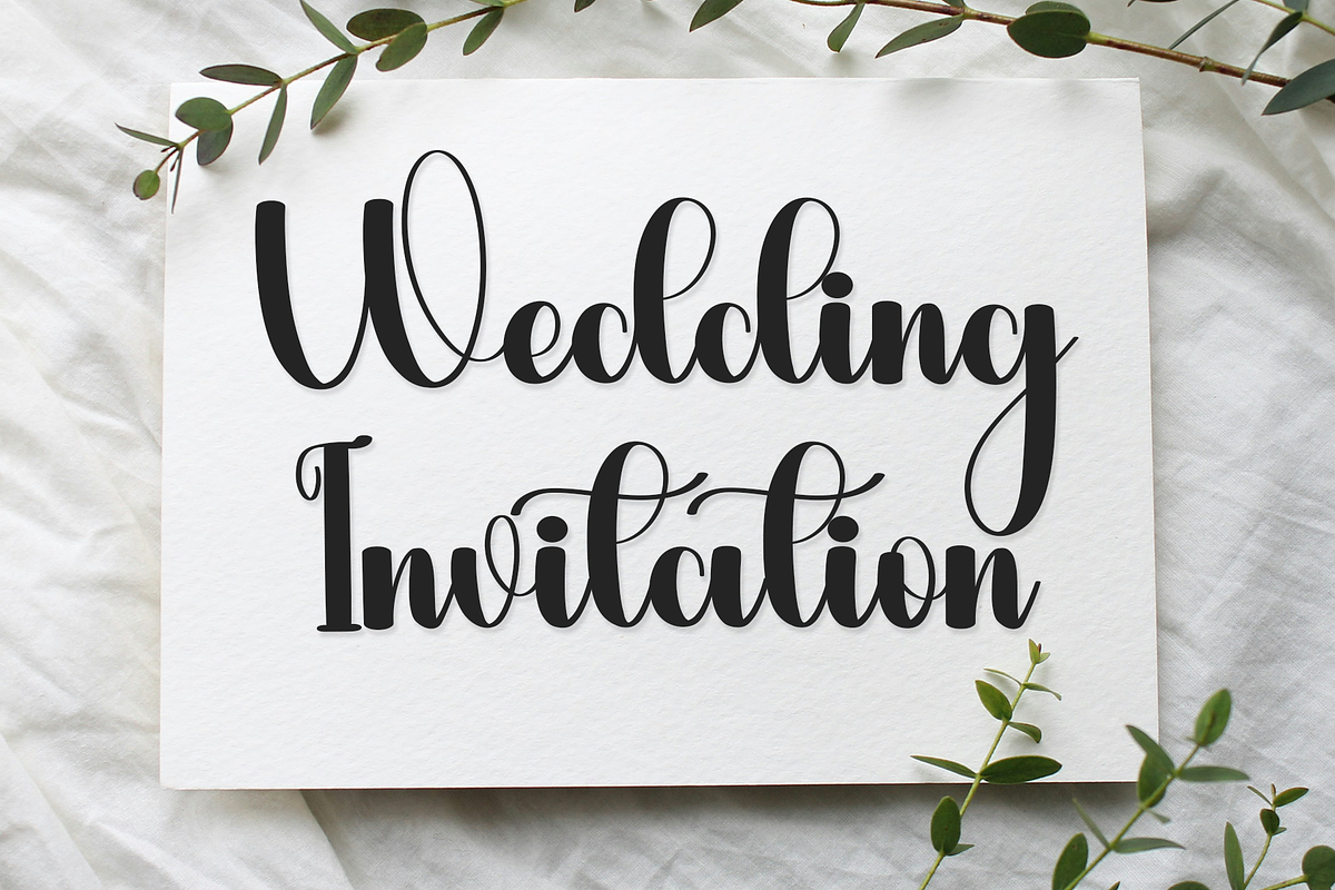 Rainbow, a Script Font by FreshTypeINK (Photo 6 of 7)