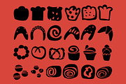 216 BAKERY CLIPART - VECTOR SHAPES, a Decorative Illustration by JuDesign (Thumbnail 4 of 21)