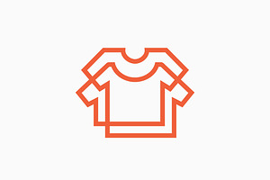 clothing tshirt tee shop store logo, a Branding & Logo Template by VASTARD STUDIO