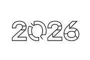 2026 New Year Icons Pack, an Illustration by BIPLOB EXPERT (Thumbnail 11 of 13)