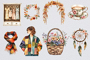 Boho Floral Spring Clipart, an Illustration by Design Market (Thumbnail 3 of 3)