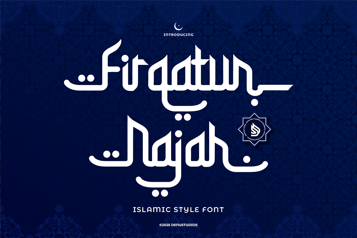 Firqatun Najah | Islamic Style Font, a Font by Denustudios (Photo 1 of 12)