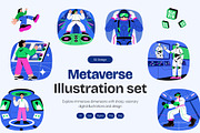 Metaverse Technology Illustration, a Technology Illustration by Creative Stall (Thumbnail 1 of 9)