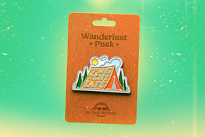 Retro Stickers. Wanderlust Pack.