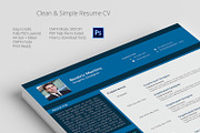 Dark Resumes, a Resume Template by Themefisher (Thumbnail 1 of 5)