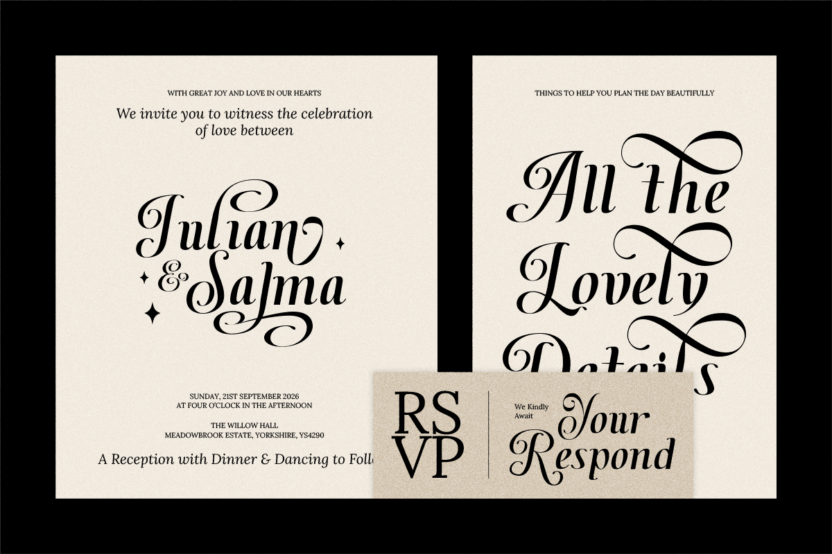 Dh Finola - 7 Elegant Serif Fonts, a Serif Font by Dharmas Foundry (Photo 12 of 14)