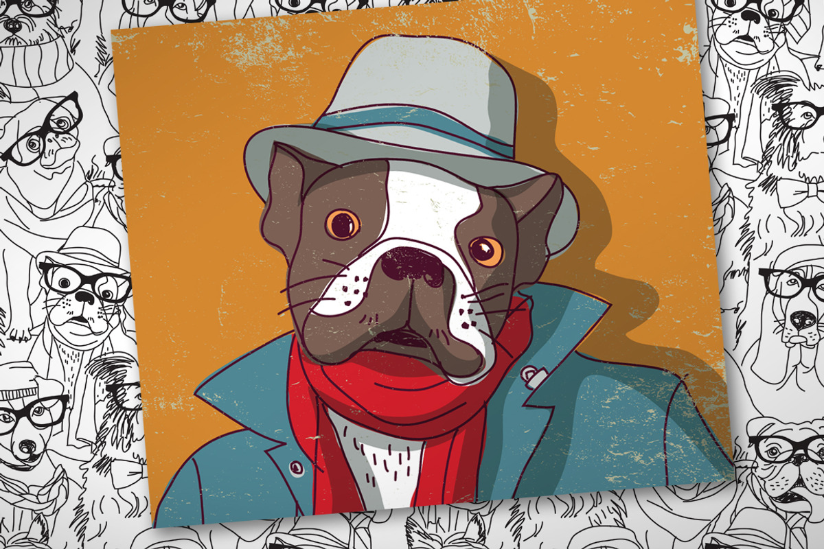 Vector fashion pets set, an Animal Illustration by Crowhouse (Photo 5 of 6)