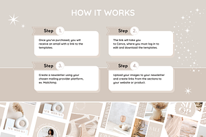 Beige Newsletter Templates