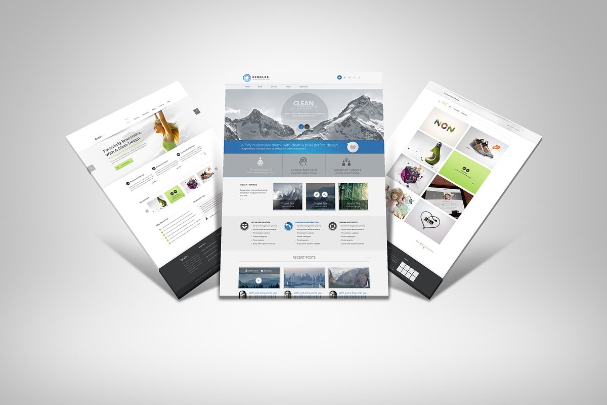 3D Web Presentation Mockup (V1), a Device Mockup by RgraphicsDesign (Photo 6 of 8)