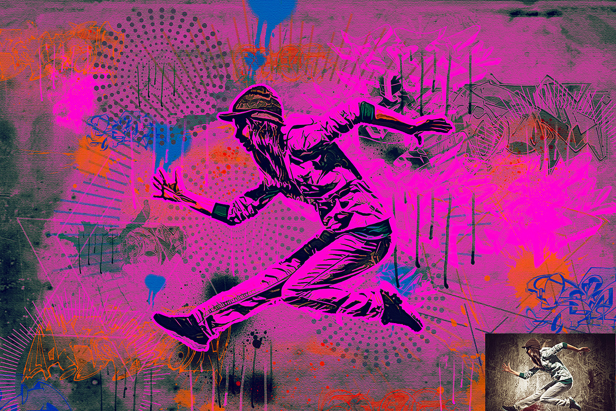 Vector Pop Art Photoshop Action, an Action Add-On by Studio Retouch (Photo 10 of 15)