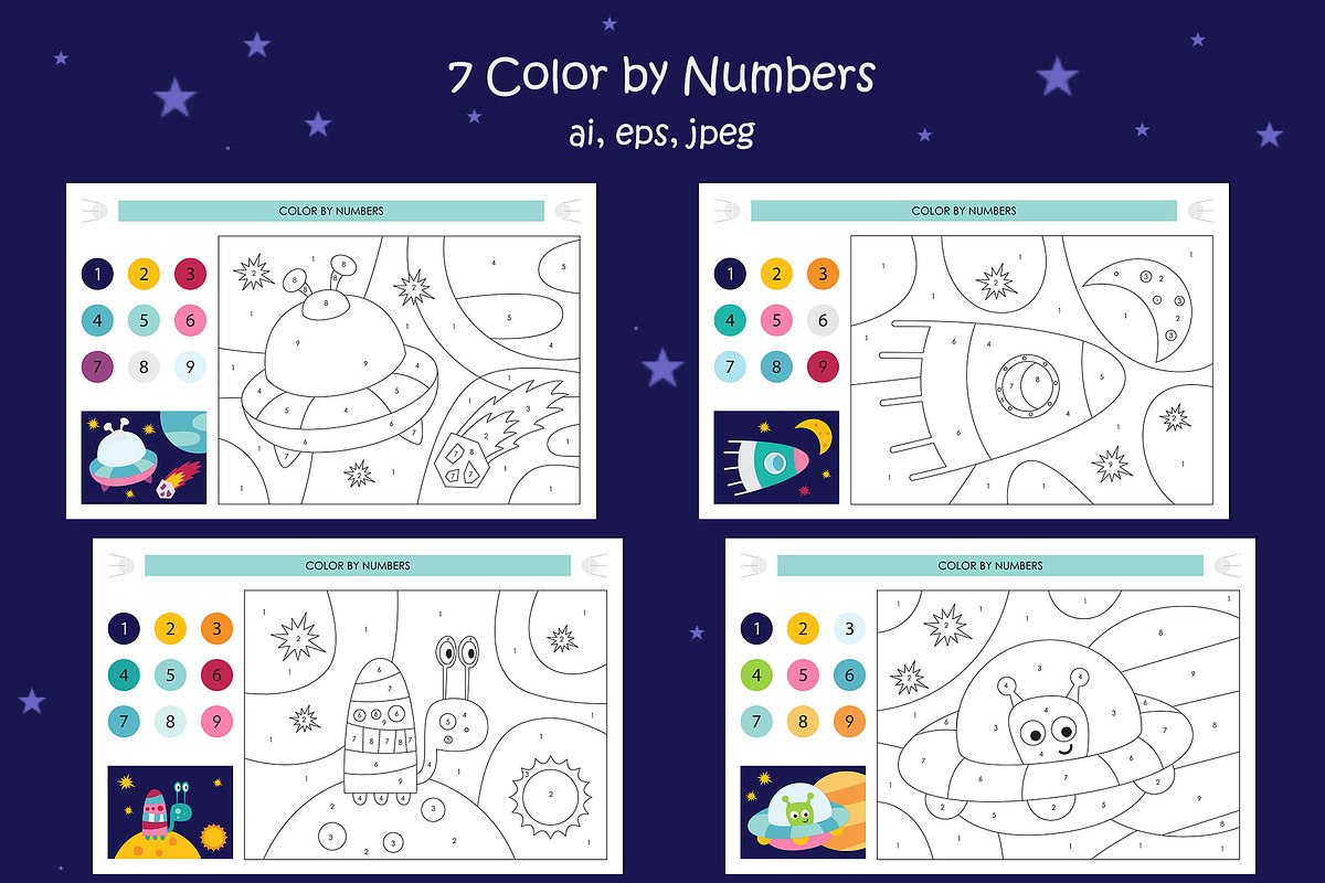 Space Adventure Activities for kids, an Education Illustration by Nursery Art (Photo 8 of 11)