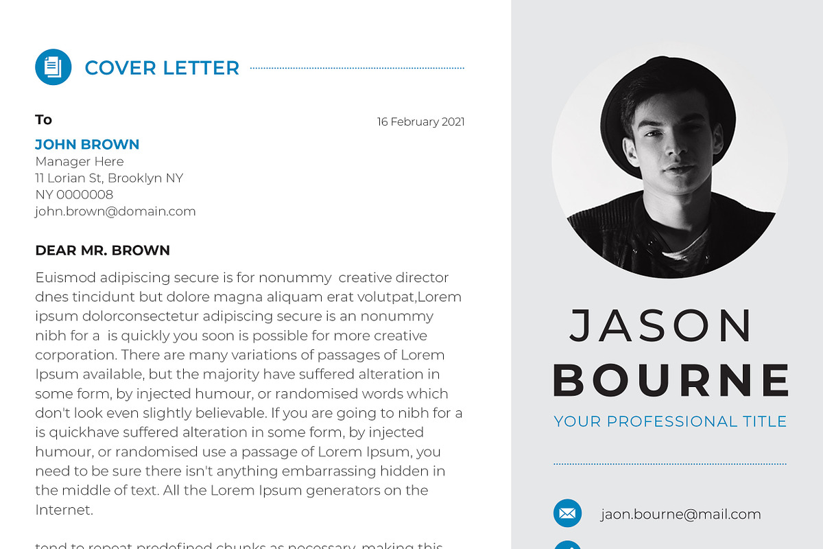 Info-graphic Resume/CV, a Resume Template by UX-group (Photo 5 of 5)