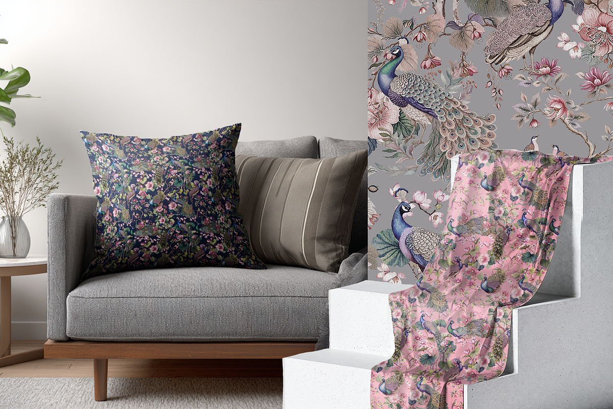 PEACOCK BEAUTY, a Pattern Graphic by rumacorakstudio (Photo 6 of 7)
