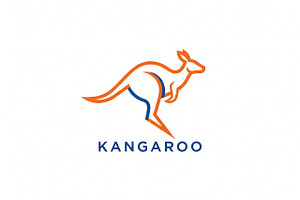 Kangaroo Logo Design, a Branding & Logo Template by Logocreative