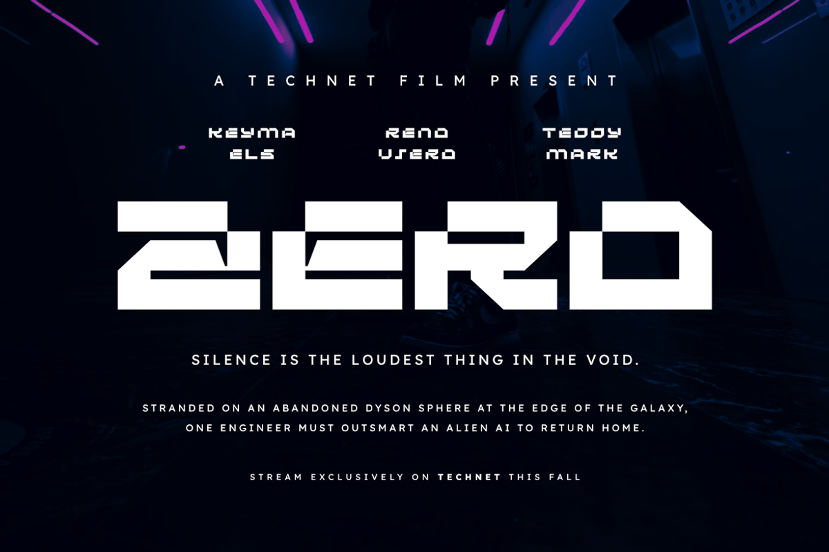 Netech - Modern Futuristic Tech Font, a Symbol Font by Masyafi Studio (Photo 8 of 8)